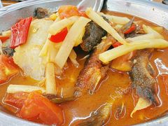 酸辣荷花鱼-桂林寨恭城油茶(城市杰座店)