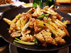 干锅有机花菜-老头儿油爆虾·知味杭州(爱琴海购物中心)