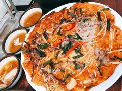 泡菜饼-神仙雪浓汤(明洞店)