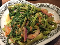 马拉盏炒通菜-大头虾越式风味餐厅(光明广场店)