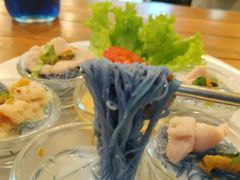 -蝶豆花蓝面条
