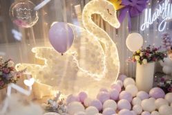 -团子宝宝宴派对百日宴生日布置策划·求婚策划·气球布置别墅民宿