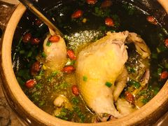 花菇土鸡汤-九华山聚龙大酒店