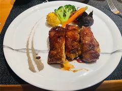 脆皮蜜汁鸡排-香樟花园法式铁板烧(恒隆广场店)