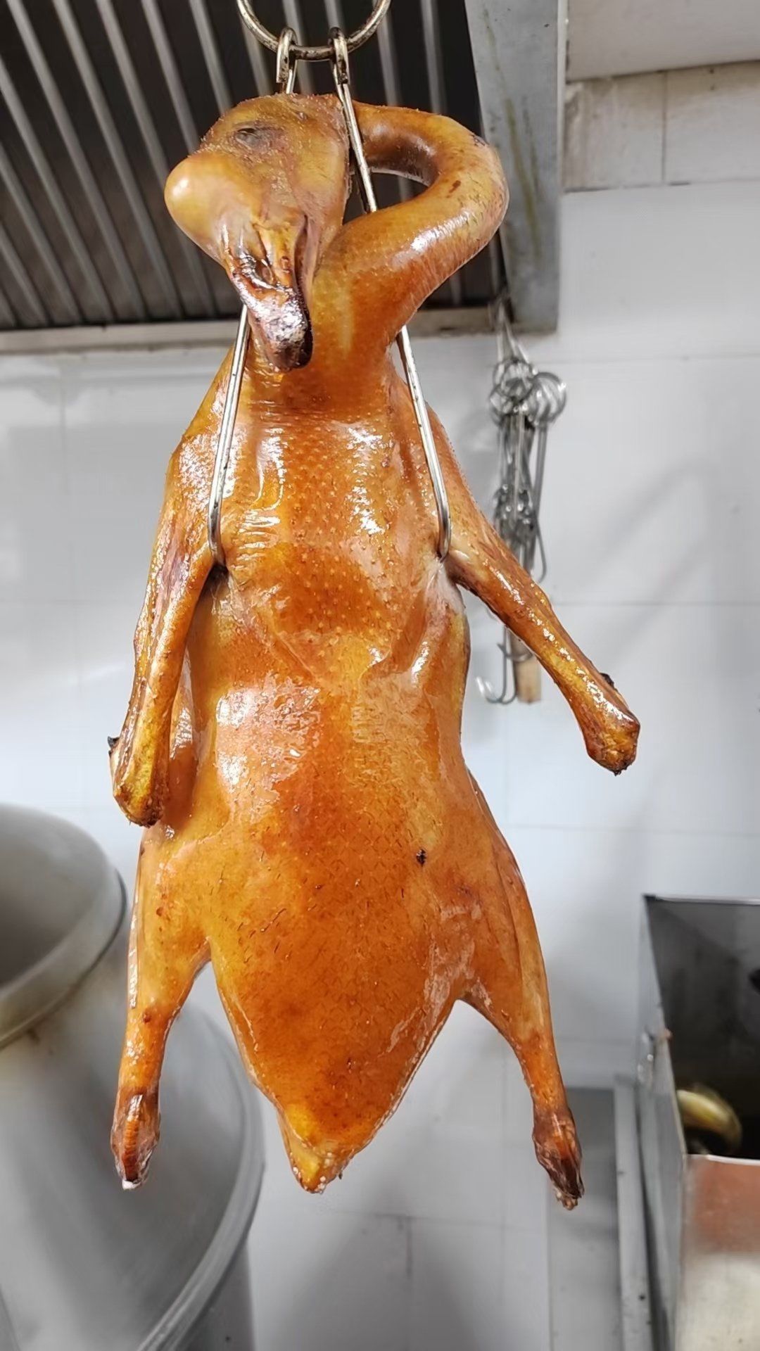 厨房新鲜出炉的烤鹅#0元玩转这座城