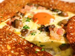 鸡蛋蘑菇熏肉荞麦可丽饼-RAC BAR(安福路店)