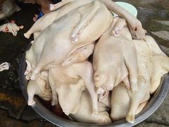 清洗完毕的鹅-化念转角烤鹅