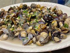 蒜蓉紫苏蒸西江黄沙蚬-麦园农庄·西江河鲜