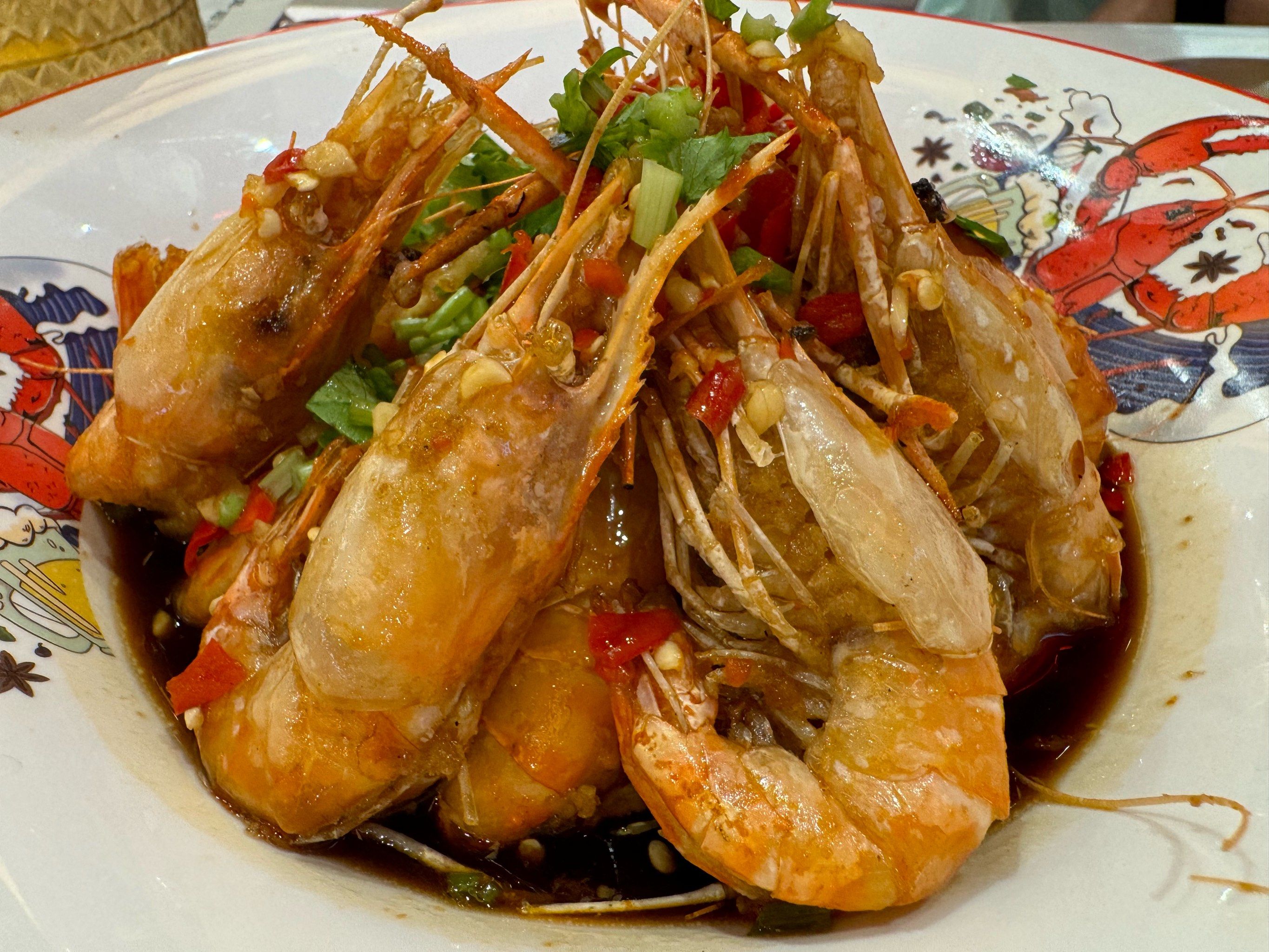 麻辣爆头虾真是很上头,麻麻辣辣很入味