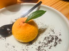 柑橘慕斯-花潮料理艺食馆(世欧广场店)
