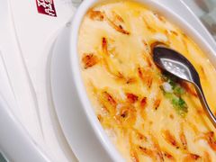 樱花虾肉渣蒸水蛋-谷语中餐厅