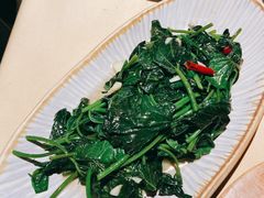 炝炒地瓜叶-山石榴·贵州菜(丰盛里店)