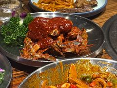 -明洞阿姨·韩式酱蟹烤肉·创意料理(三元桥店)