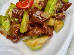 勝瓜炒牛肉-肥仔文澳门猪骨煲(南京西路店)