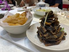梁溪脆鳝拼吐司银鱼-太湖饭店·寄畅轩中餐厅