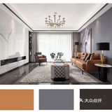 105平的精装房搭配爱马仕橙