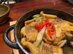 牛肝菌酿豆腐-七色云蔬食(喜邻里店)