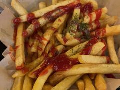 泡菜薯条-包装马车·韩国料理·포장마차