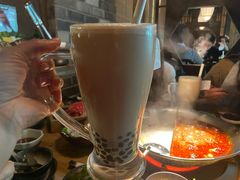 大红袍珍珠奶茶-湊湊火锅·茶憩(杭州湖滨银泰in77店)