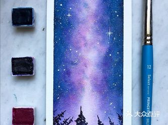 色彩缤纷的浩瀚星空，美极了