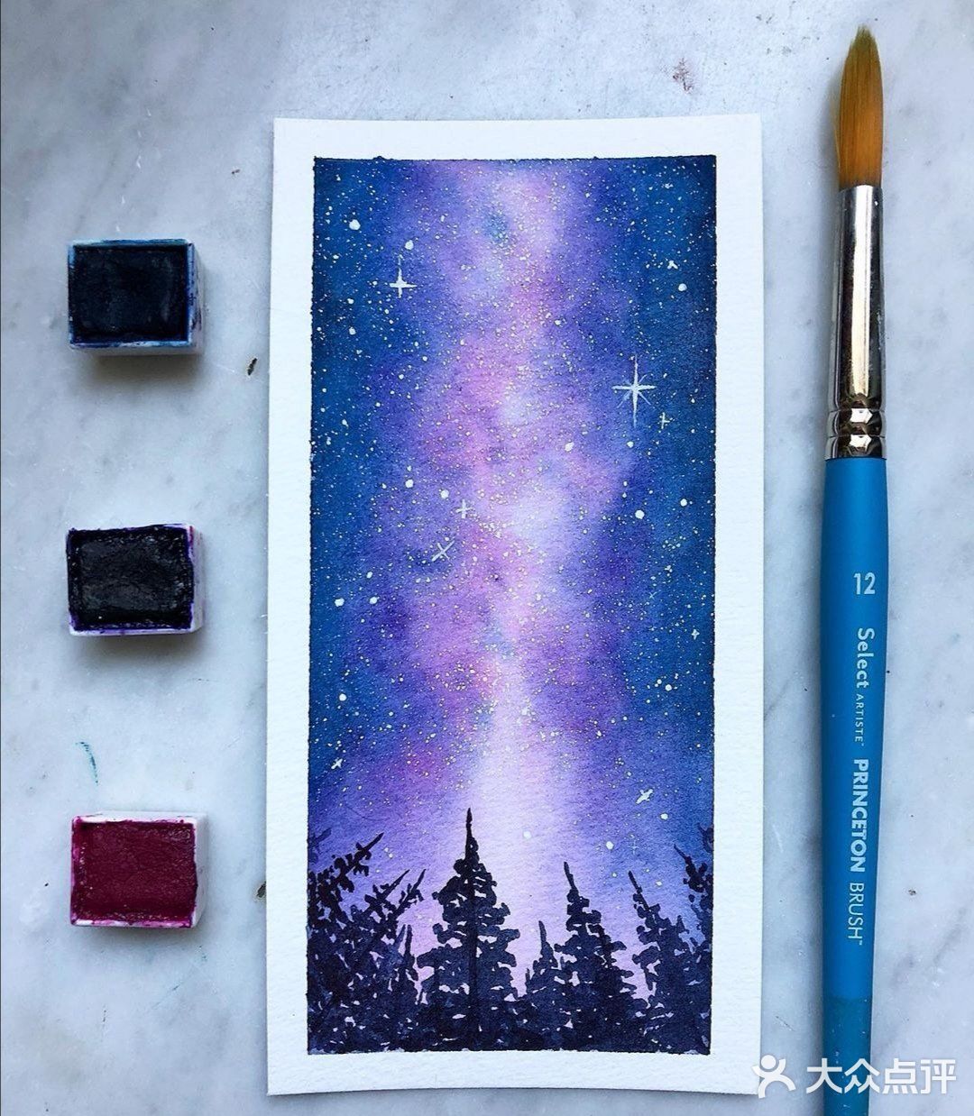 色彩缤纷的浩瀚🌌星空，美极了