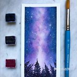 色彩缤纷的浩瀚🌌星空，美极了