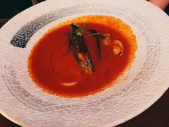 扇贝配鱼子酱龙虾汤-YUE·6·西式融合餐厅(外滩六号店)