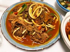 炒肉片-清真·胖妈妈手抓餐厅(定西路长城宾馆店)