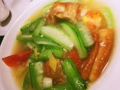 丝瓜烩油条-万重锦·人文川菜馆(骡马市店)