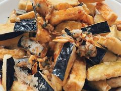 蛤蜊肉拌茄子-华春餐馆(鱼山路店)
