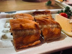 烤三文鱼骨-栖川山葵家·寿喜锅·日式料理(龙湖北城天街商场店)