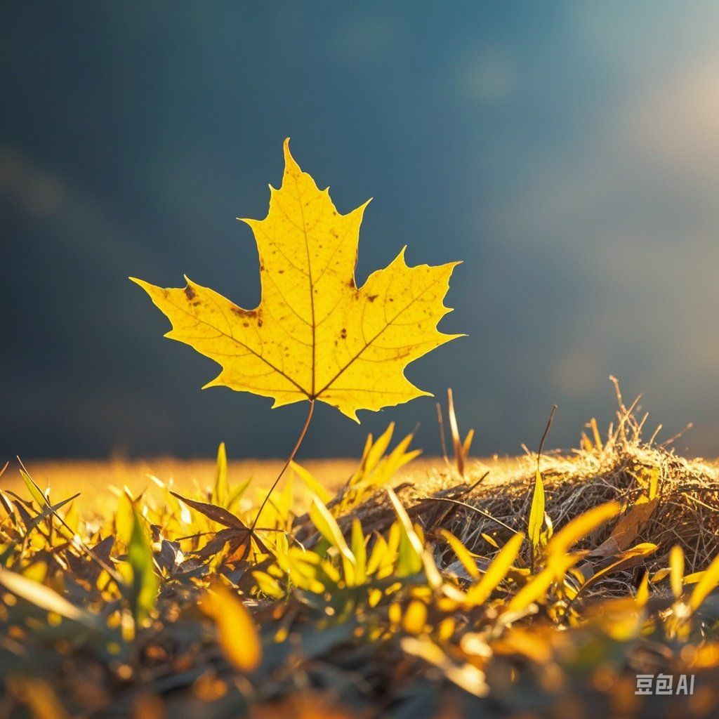 秋天最美的落叶