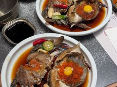 -草家酱蟹炭火烤肉店(珲春南路一店)