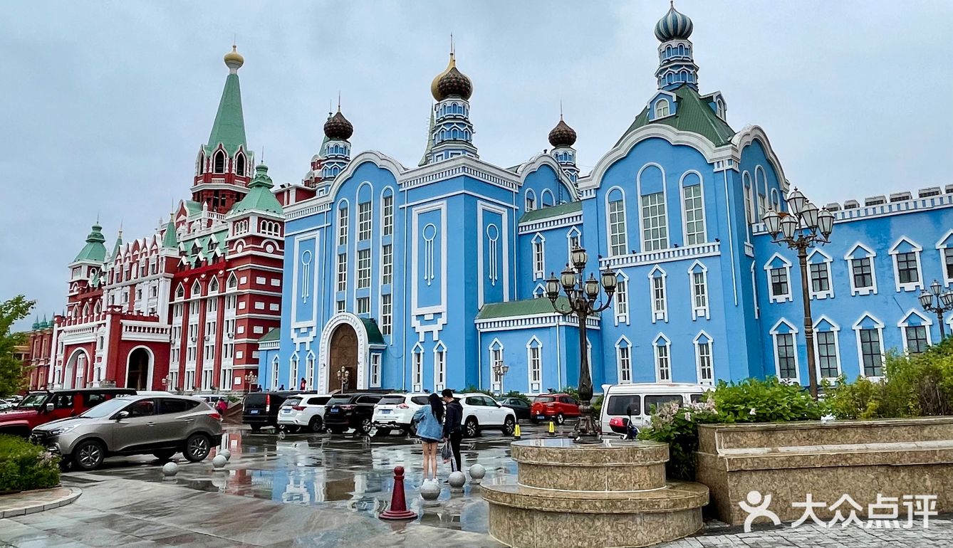 满洲里国门景区