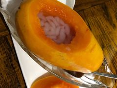 夏威夷木瓜炖雪蛤-HOME餐厅粤菜 融合菜