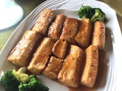 自制豆腐-菠菜美食