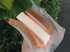 彩色吐司夹香草味冰淇淋-詹爷爷乌节路街头冰淇淋