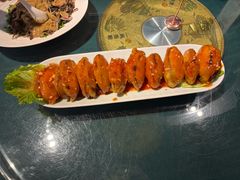 泰汁鲜虾茄盒-二姐家三个拿手菜·北塘海鲜·大馅锅贴王(北辰店)