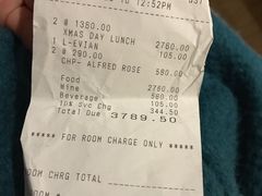 账单-Caprice(香港四季酒店)