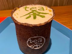 饼干杯奶盖茶-茶是一枝花泡茶店