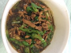 青椒肉丝拌面-花园茶楼(兴城西路店)