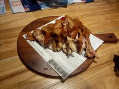 手撕笨熏鸡-龙咏记四季家福烤鸭中餐厅(滨湖店)