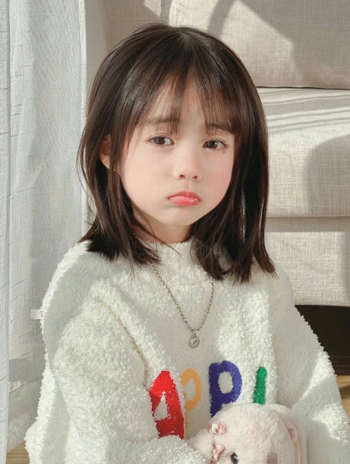 小朋友发型 #齐肩发