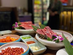 -明洞阿姨·韩式酱蟹烤肉·创意料理(三元桥店)