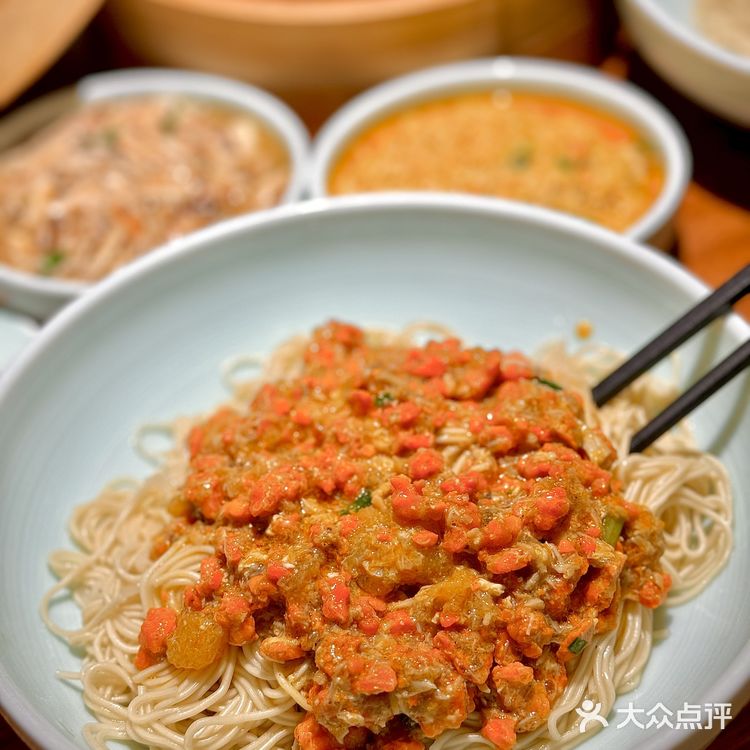 天呢～蟹黄面怎么这么好吃！