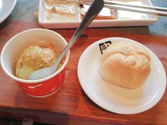 抹茶冰淇淋&nbsp;&nbsp;&nbsp;泡芙-牛角日本烧肉专门店(天王寺店 )