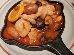 辣味香肠蘑菇爆虾仁-阿妮叶李(光谷世界城店)