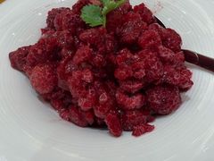 天然蜂蜜拌树莓-吉林省林业宾馆-餐厅