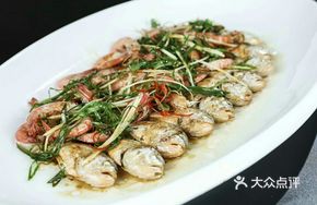 Steamed Three Fresh with Fermented Black Beans