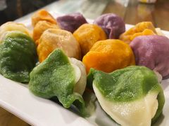 紫甘蓝锅巴馅饺子-宝源饺子(麦子店街店)